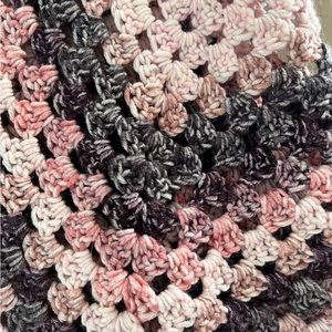 Soft crochet yarn, multi color